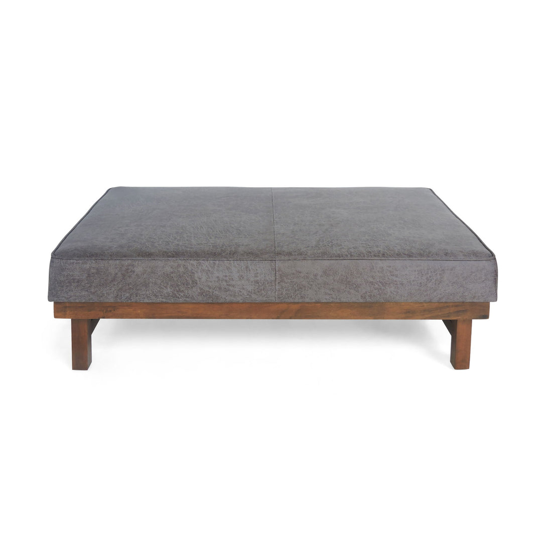 Temzyl - Mid Century Modern Microfiber Ottoman