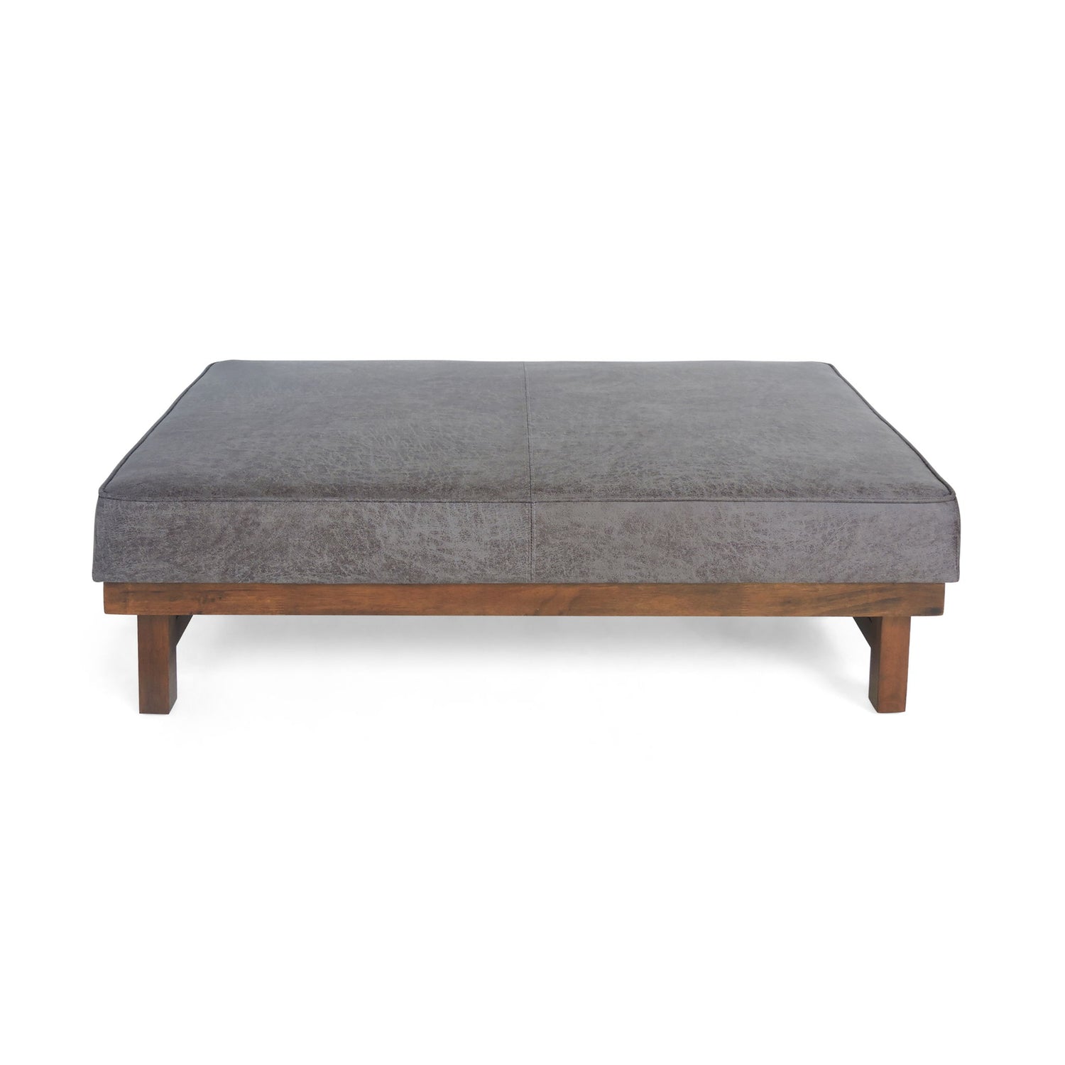Temzyl - Mid Century Modern Microfiber Ottoman