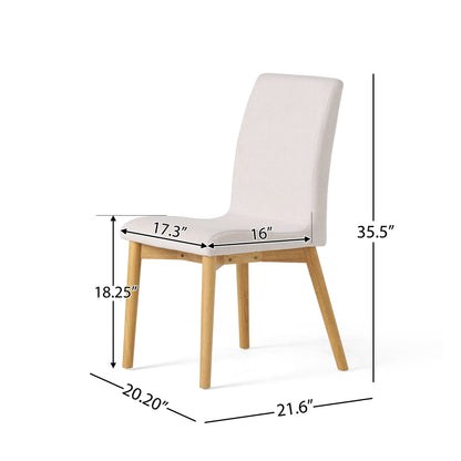 Scandinavian Modern Dining Chair Set