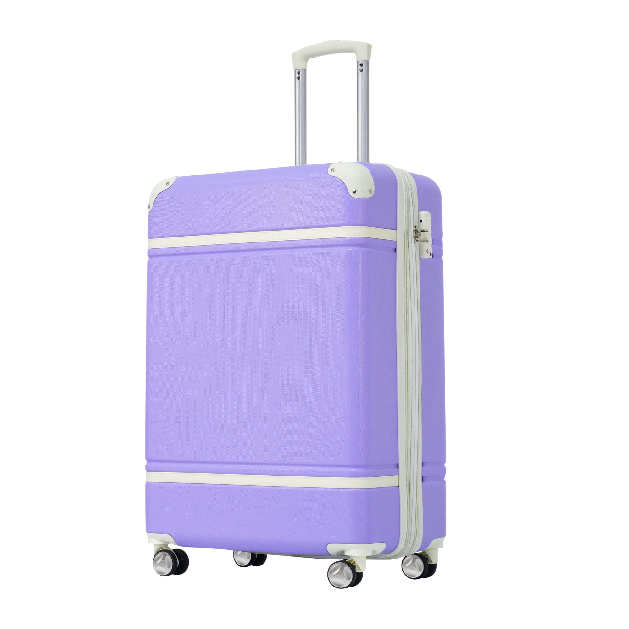 20&quot; Luggage 1 Piece With Tsa Lock, Lightweight Suitcase Spinner Wheels, Carry On Vintage Luggage