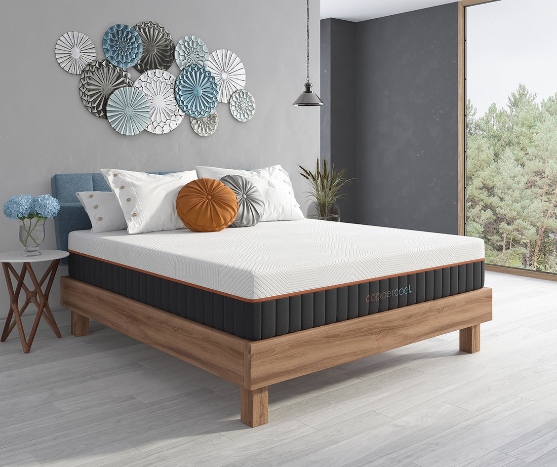 CopperCool 12&quot; Hybrid Memory Foam Mattress