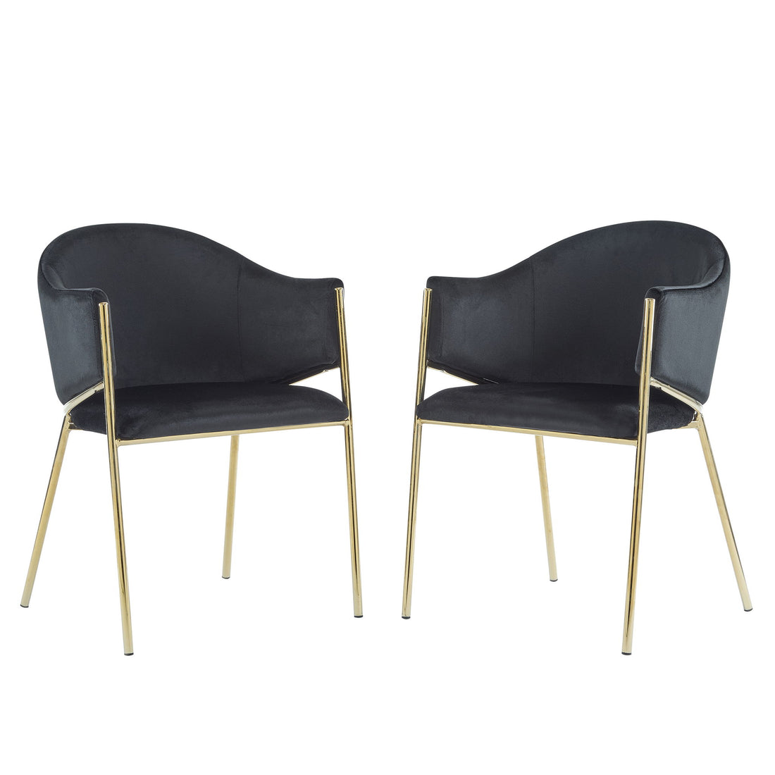 Modern Upholstered Dining Chair With Frame And