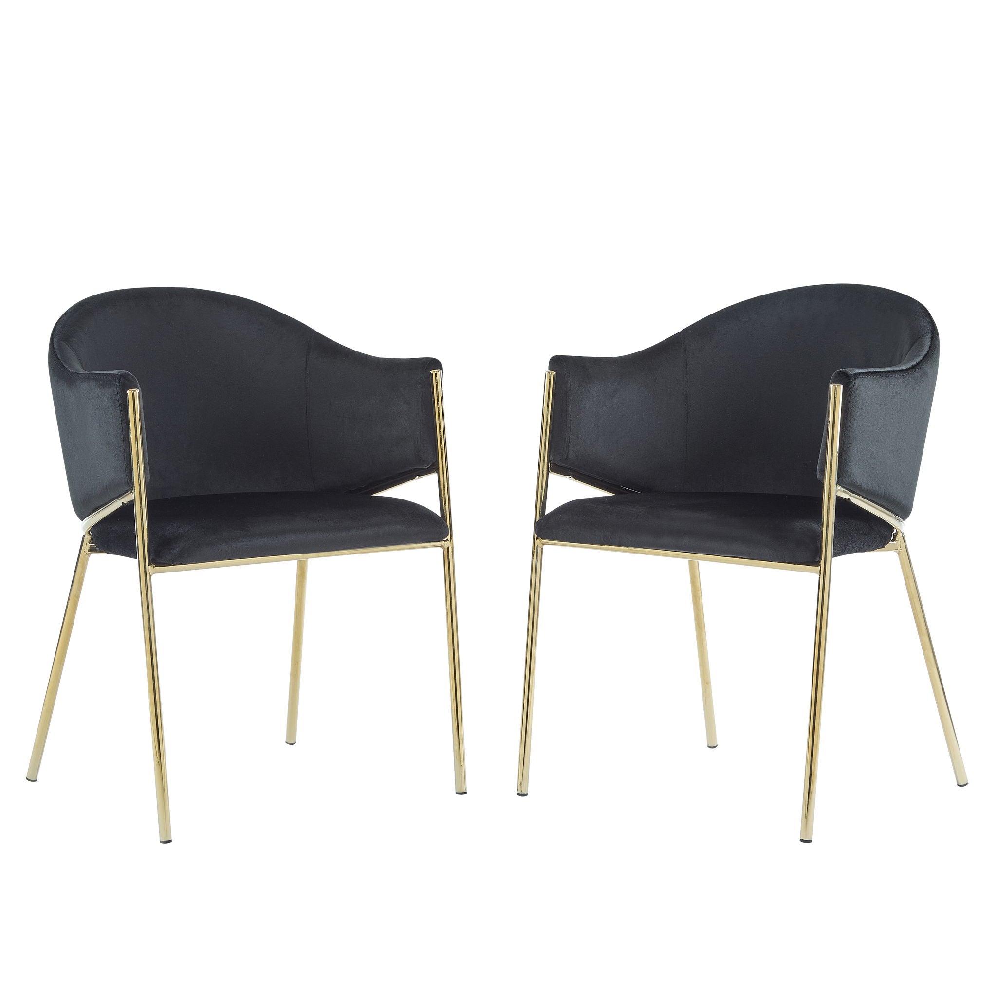 Modern Upholstered Dining Chair With Frame And