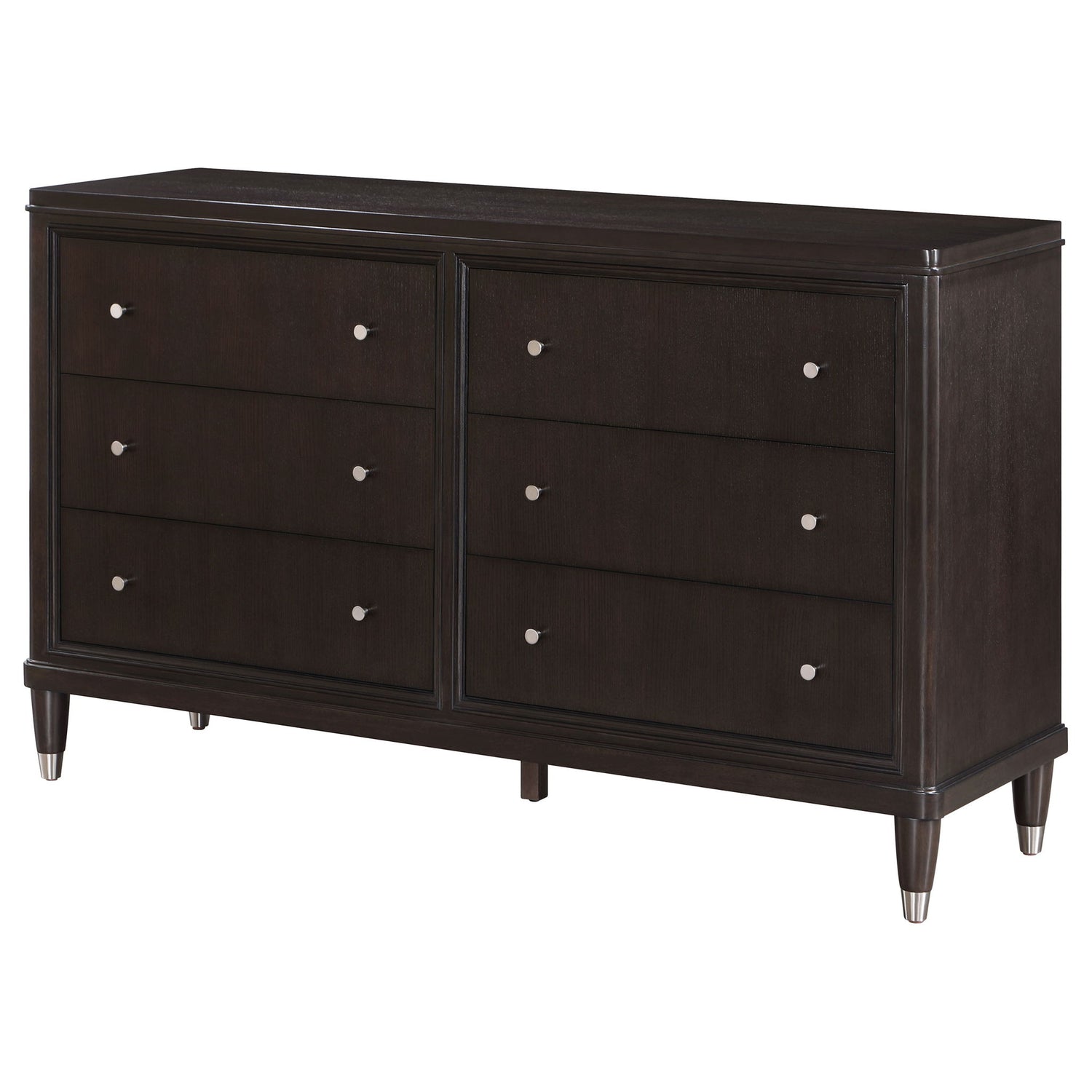 Niguel - 6 Drawer Dresser - Brown