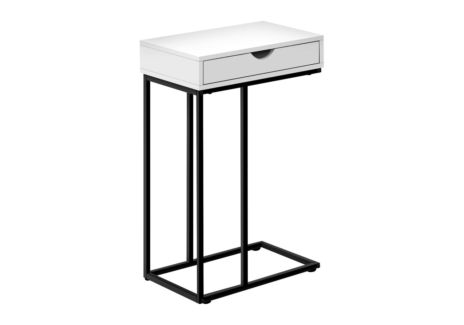 Accent Table, C - Shaped Contemporary &amp; Modern Versatile Design