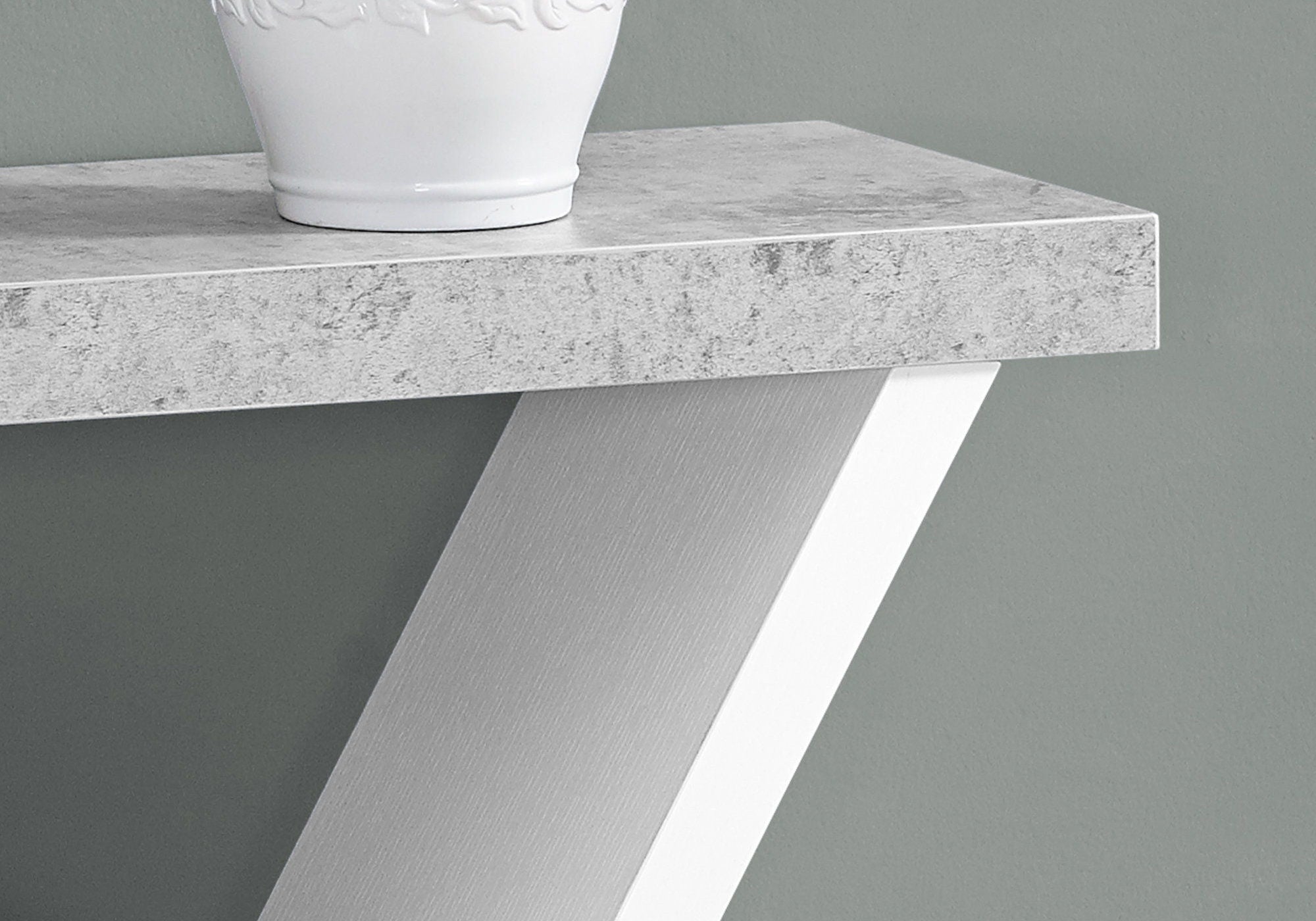 Accent Console Table For Entryway, Spacious Table Top, Contemporary &amp; Modern