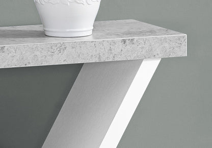 Accent Console Table For Entryway, Spacious Table Top, Contemporary &amp; Modern