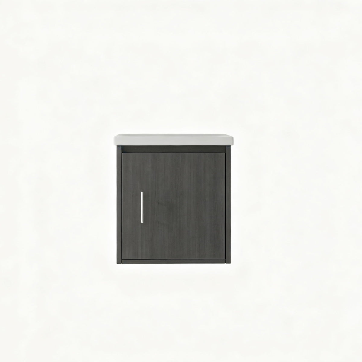 Floating Bathroom Vanity Combo, Wall Mounted Cabinet With Sink &amp; Soft Close Doors For Small Bathrooms