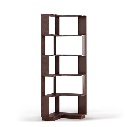 L-Shaped Corner Bookshelf