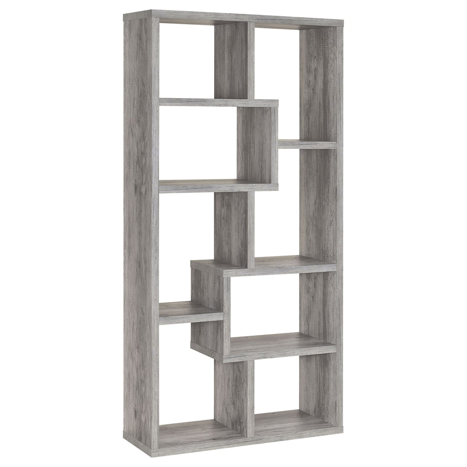 Lawton - 7 Shelf Bookshelf - Driftwood