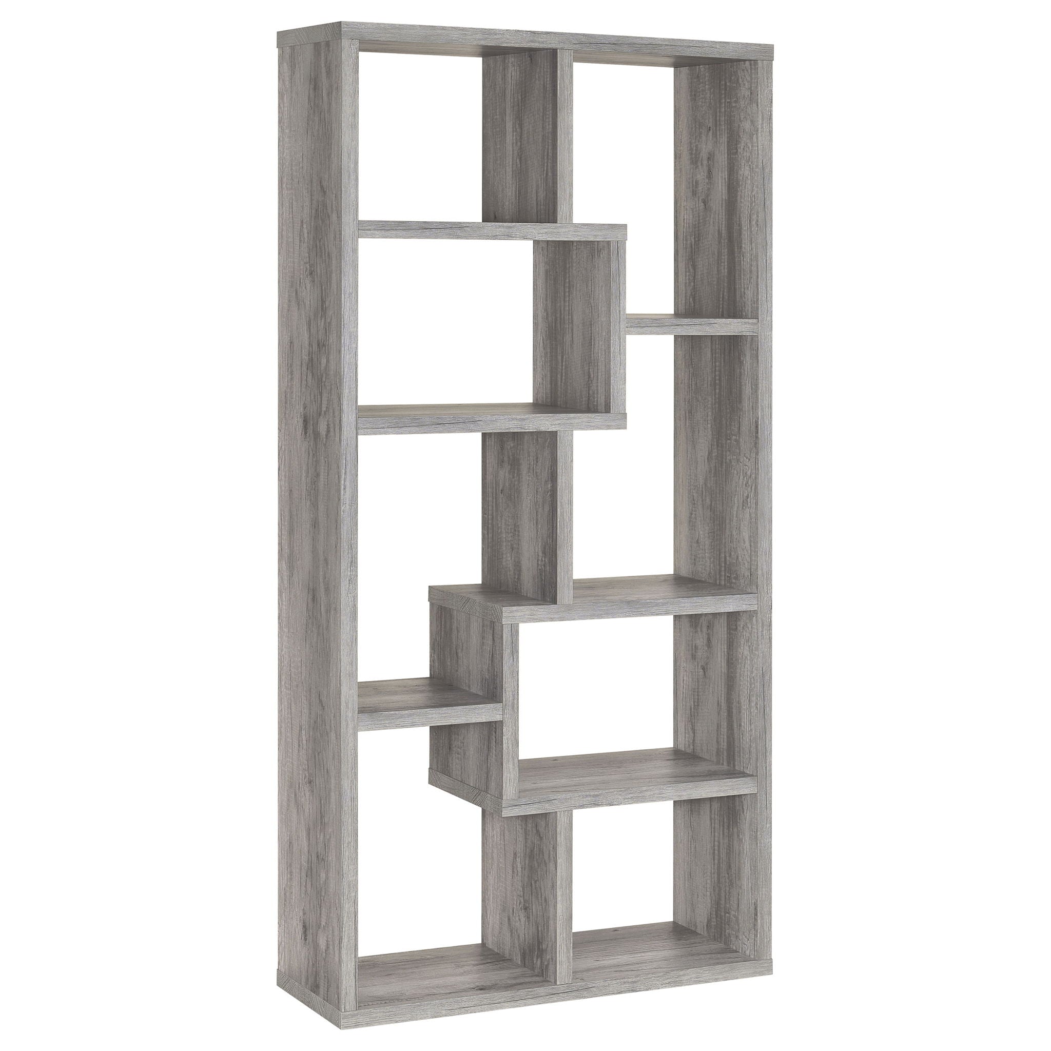 Lawton - 7 Shelf Bookshelf - Driftwood