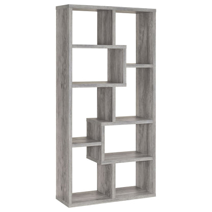 Lawton - 7 Shelf Bookshelf - Driftwood