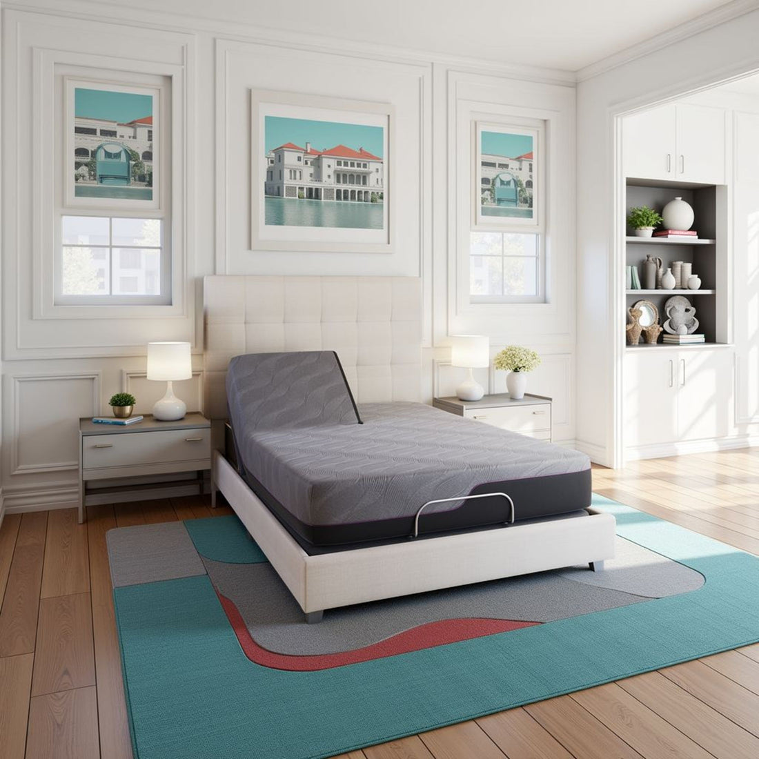 Renew - 11&quot; King Size Flex Head Cooling Gelcare Memory Foam Mattress - Gray