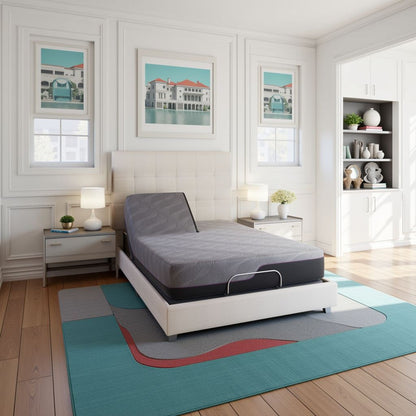 Renew - 11&quot; King Size Flex Head Cooling Gelcare Memory Foam Mattress - Gray