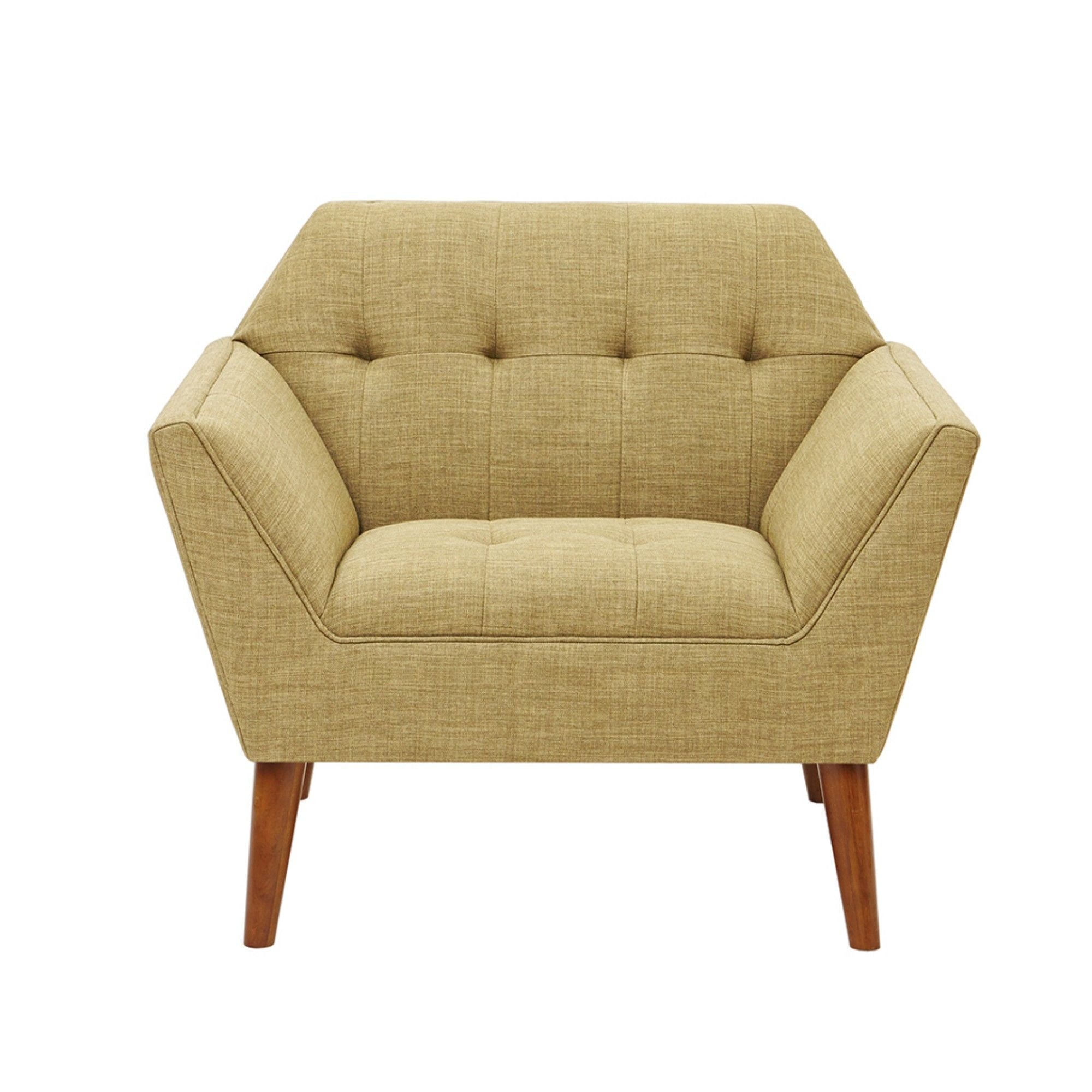 Modern Lounge Chair With Button Tufting