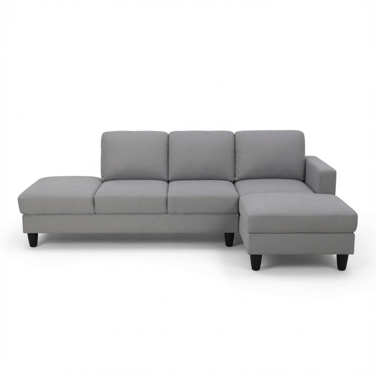 L - Shaped Sectional Sofa With Chaise &amp; Ottoman