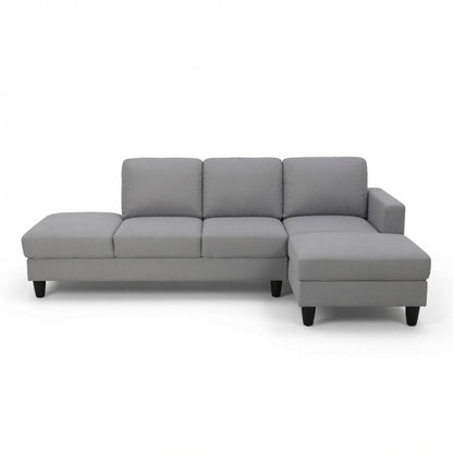 L - Shaped Sectional Sofa With Chaise &amp; Ottoman