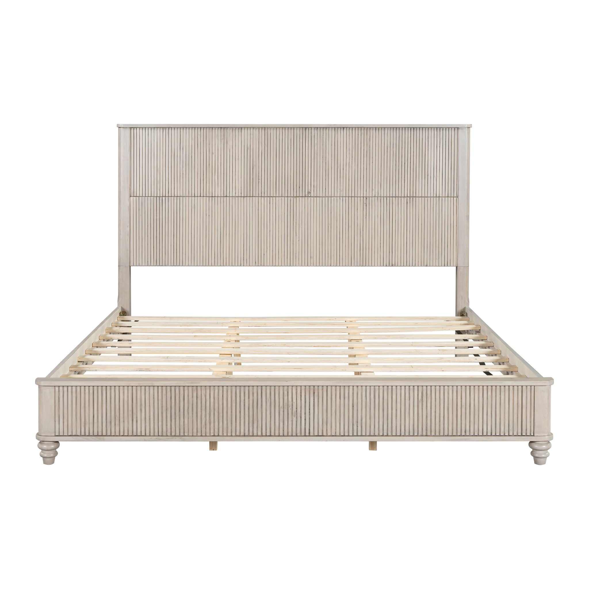 Platform Bed Frame &amp; Tall Headboard