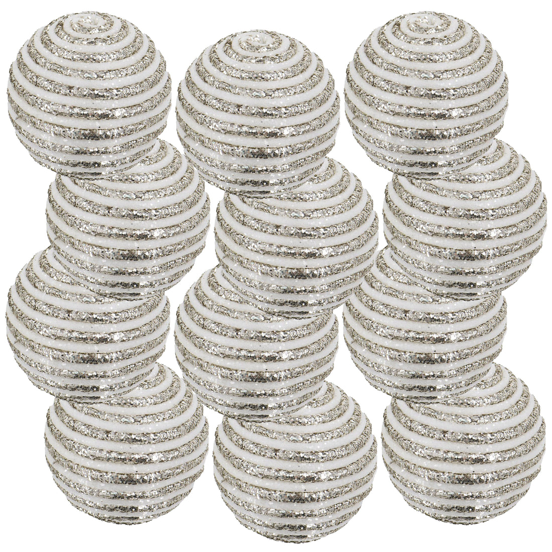 Christmas Ball Ornaments Decorative Hanging Ball Christmas Tree Ornaments For Holiday Party Decorations (Set of 12)