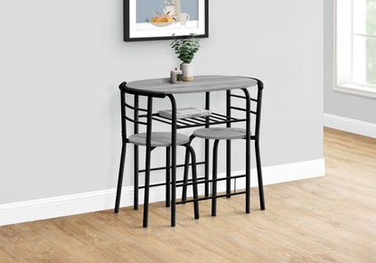 3 Pieces Dining Table Set, Small, Contemporary &amp; Modern