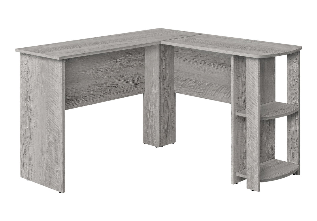 Computer Desk, Home Office, Corner, Storage Shelves, L Shape, Laptop, Contemporary &amp; Modern