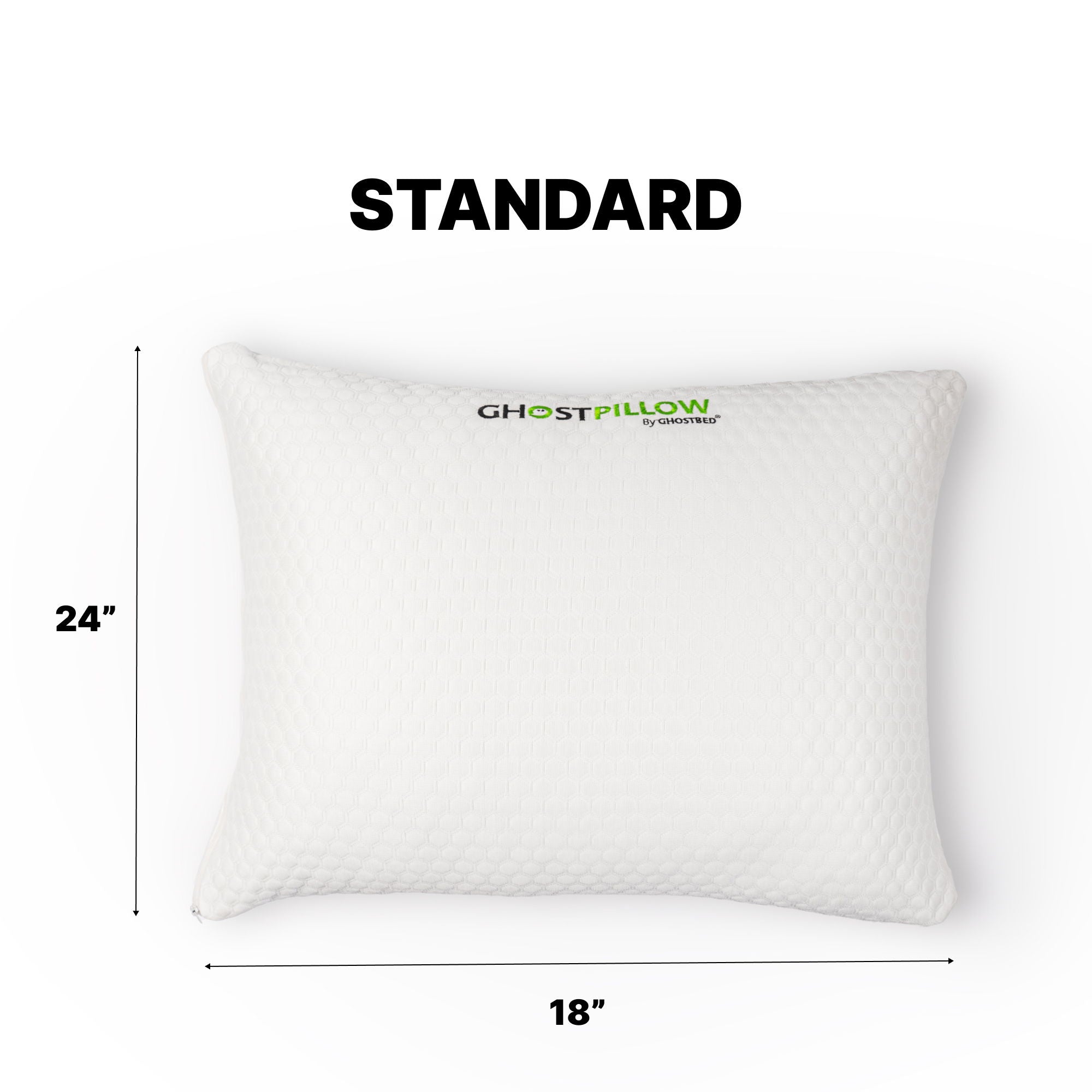 Ghostpillow Shredded - Customizable Soft Fluffy Gel Memory Foam &amp; Siliconized Microfiber Pillow