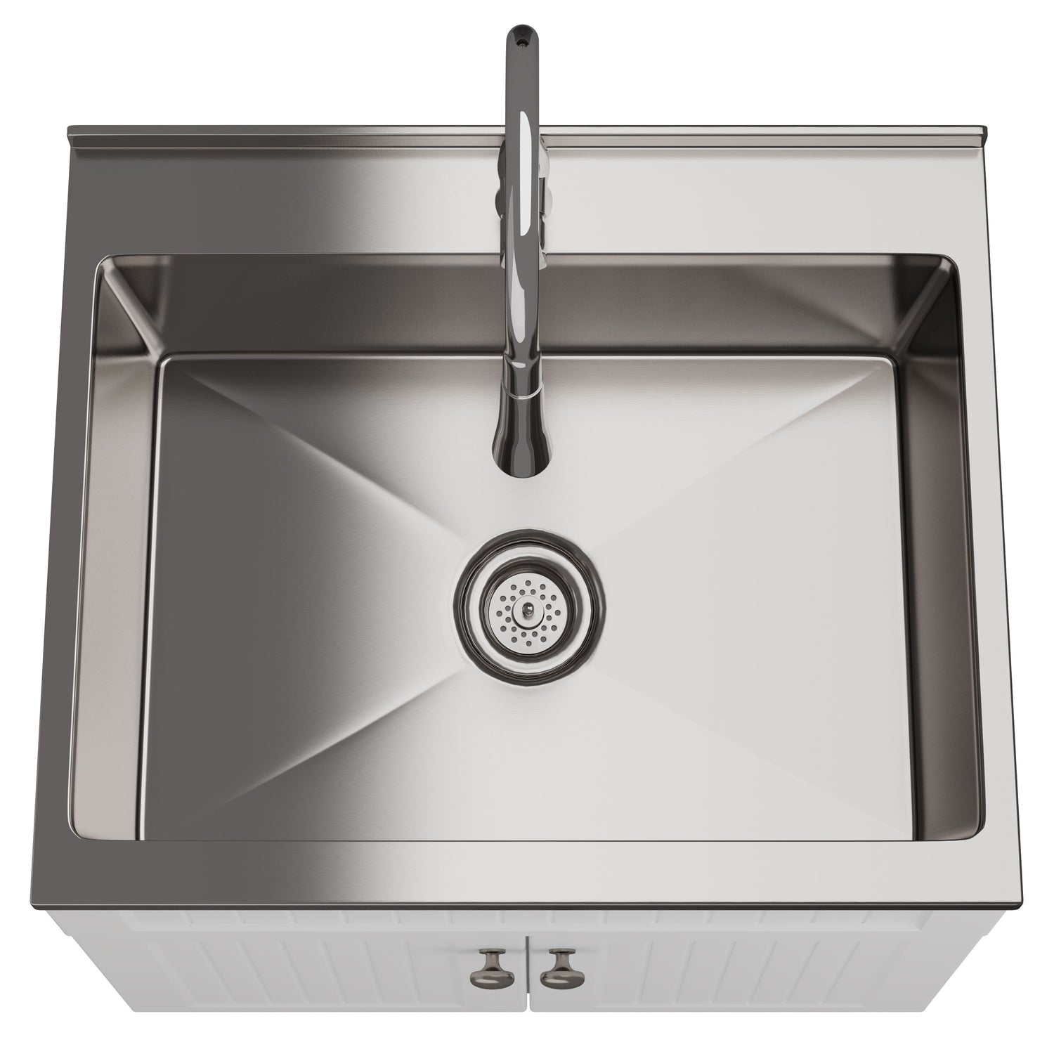 Beckham - Laundry Cabinet &amp; Faucet And Stainless Steel Sink