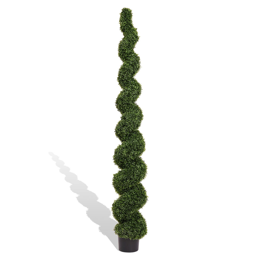Artificial Outdoor UV Resistant Plastic Boxwood Topiary Spiral Tree