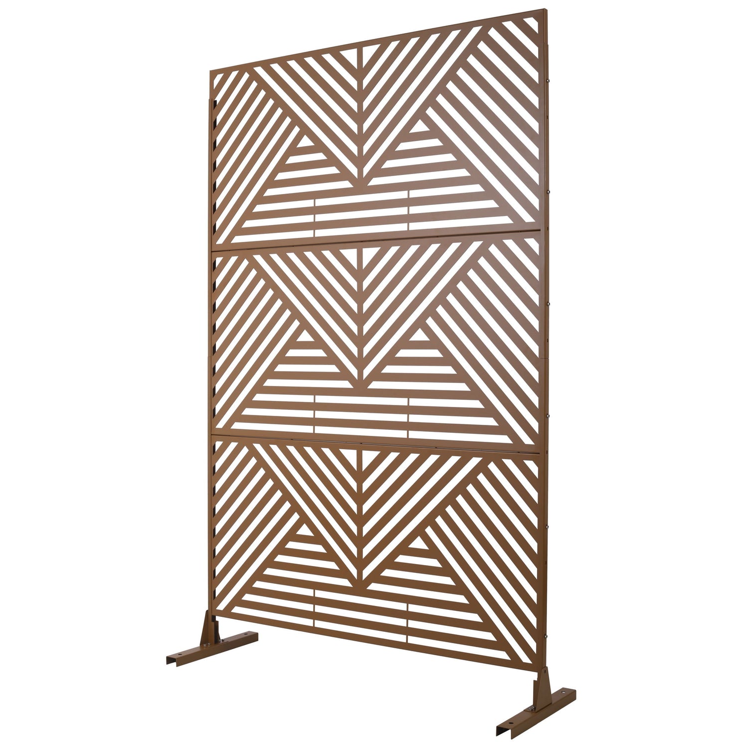 Freestanding Outdoor &amp; Indoor Freestanding Metal Privacy Screen