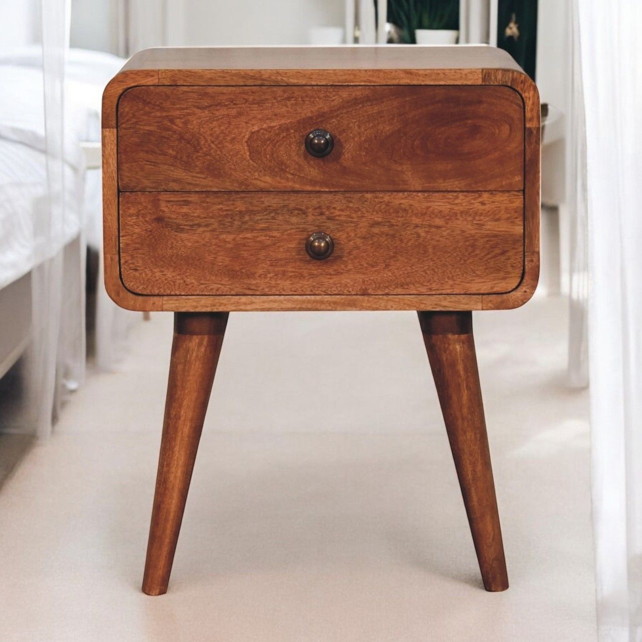 Curved Nightstand,