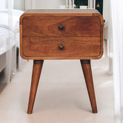 Curved Nightstand,