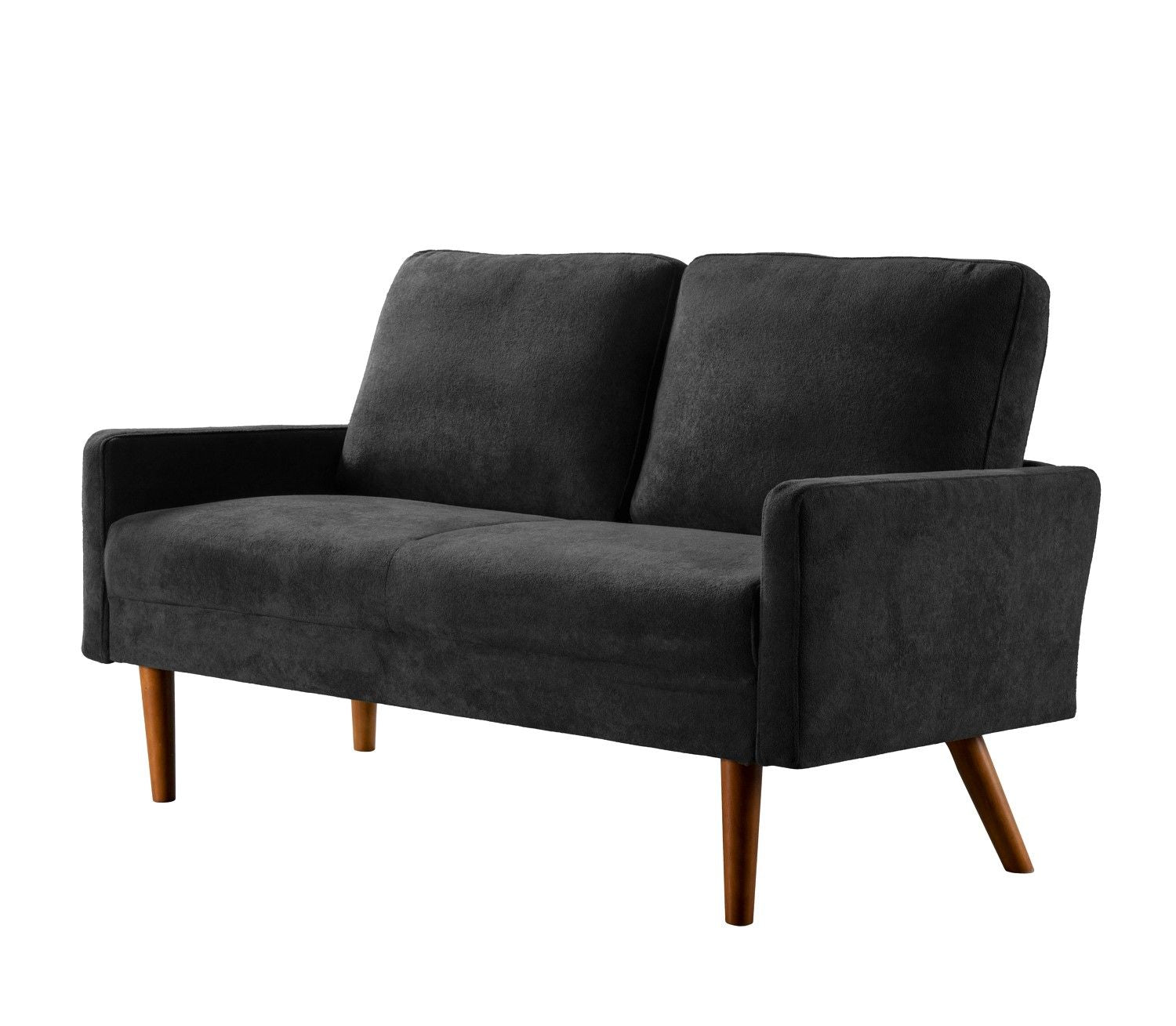 Loveseat Sofa, European Style With Sleek Design, Modern &amp; Vintage Flair, Upholstered 2 Seater Couch