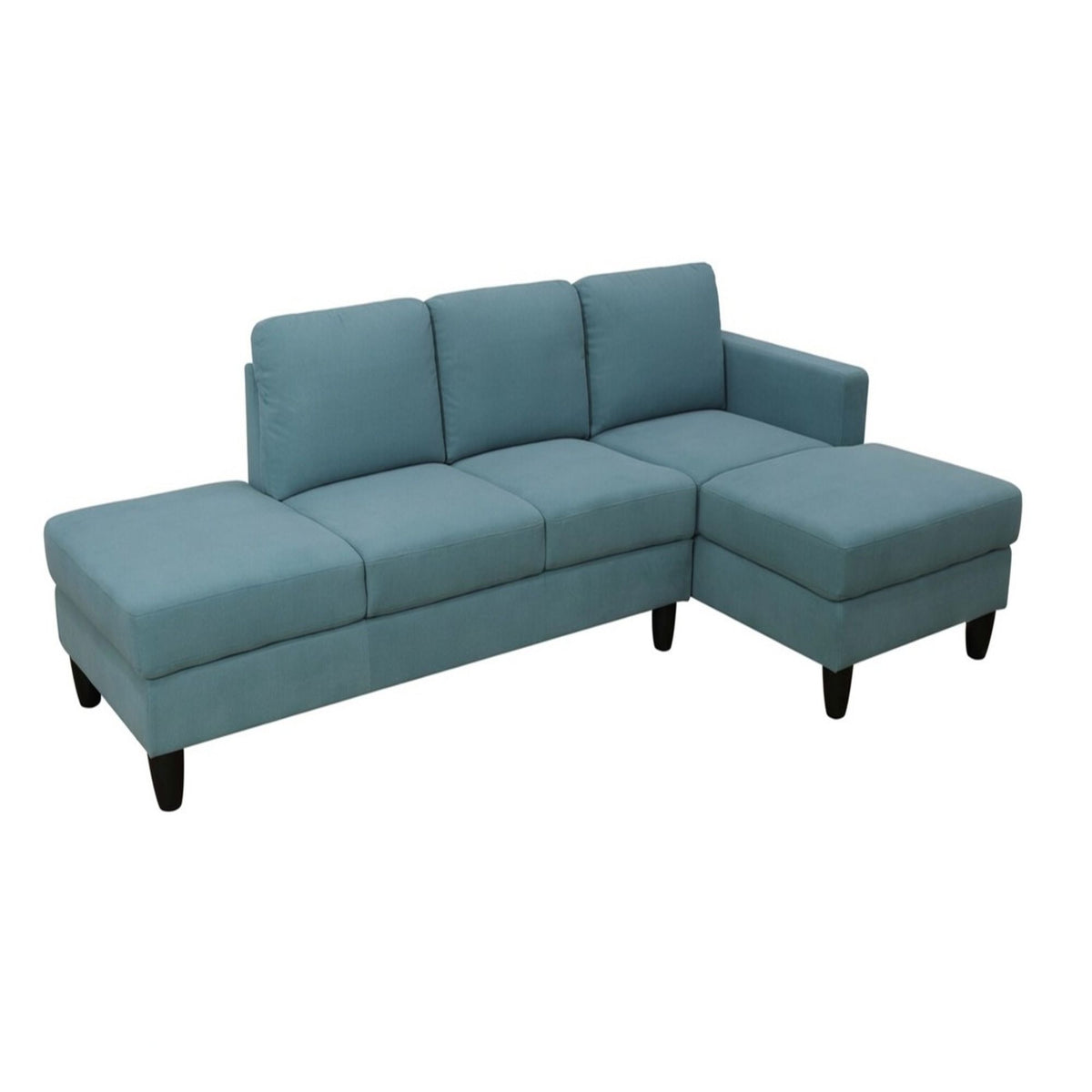 L - Shaped Sectional Sofa With Chaise &amp; Ottoman