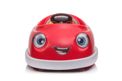Bumper Car For Kids, 12V Dual Drive 1-6 Years Old Children&