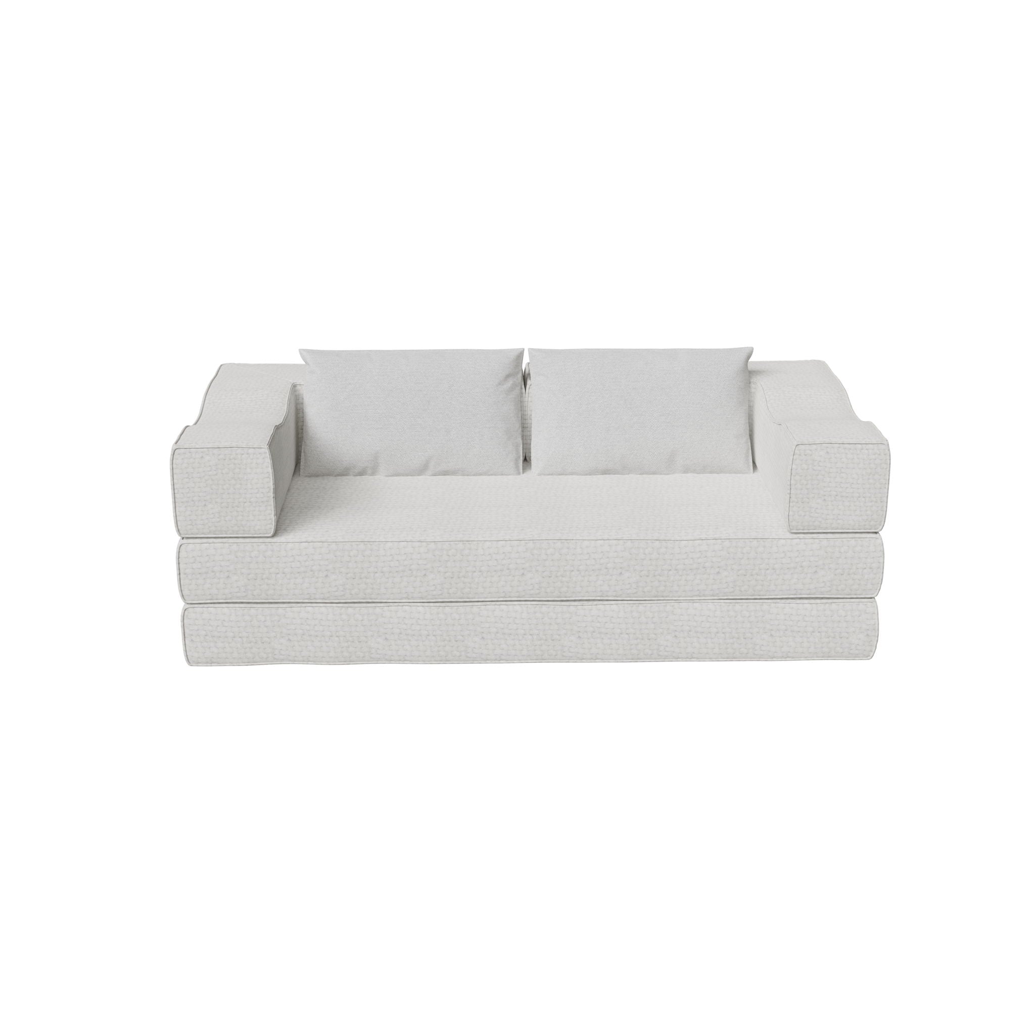 3 Seat Folding Floor Couch &amp; King Size Bed Mattress
