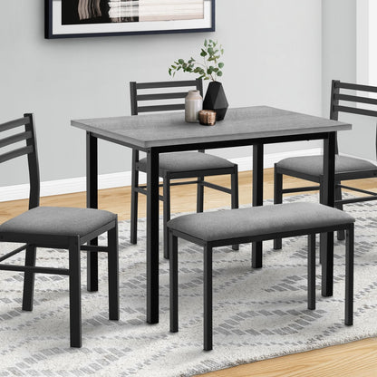 Dining Set, 5 Pieces Set, Rectangular, Small, Contemporary &amp; Modern