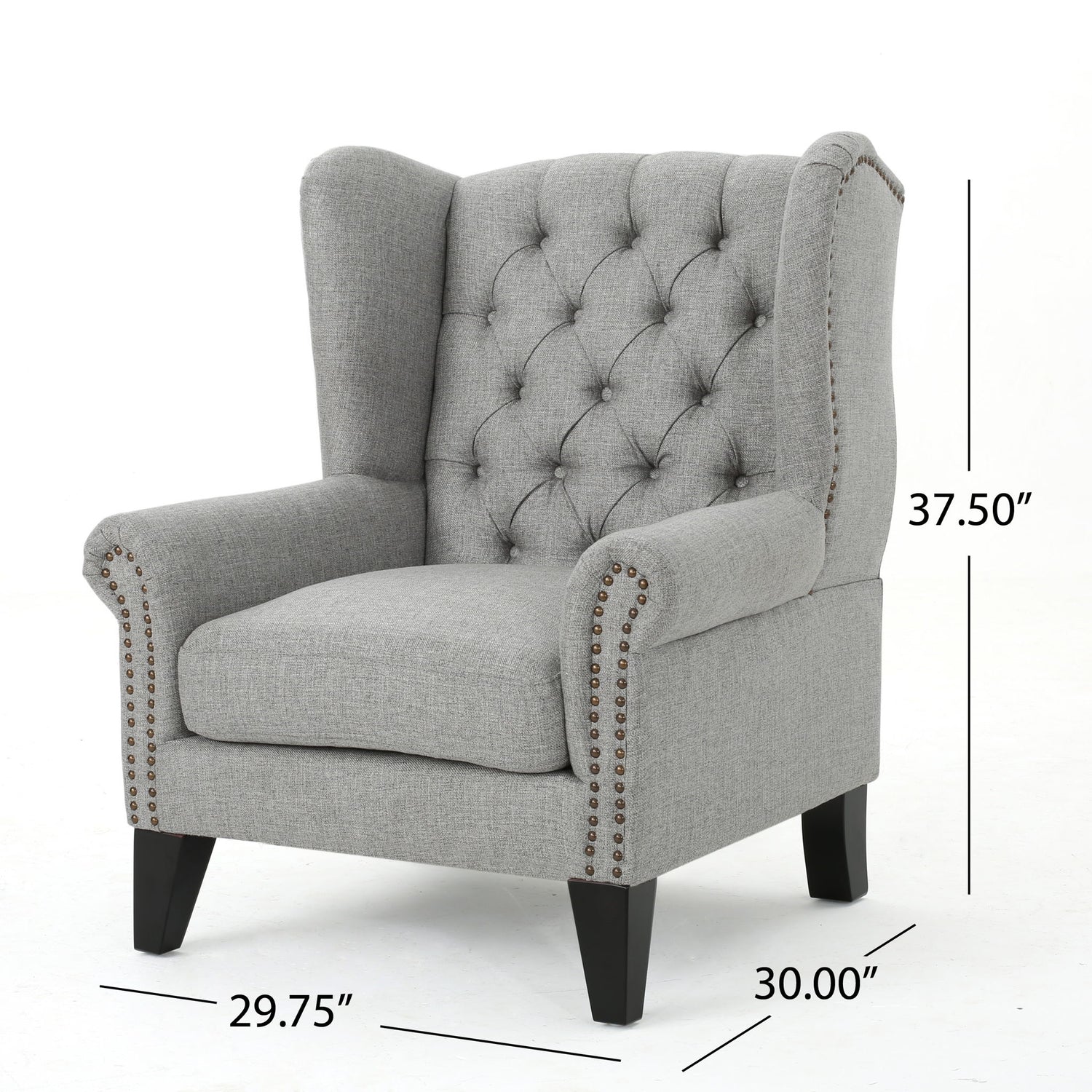 Mid Century Modern Arm Reading Chair For Living Room