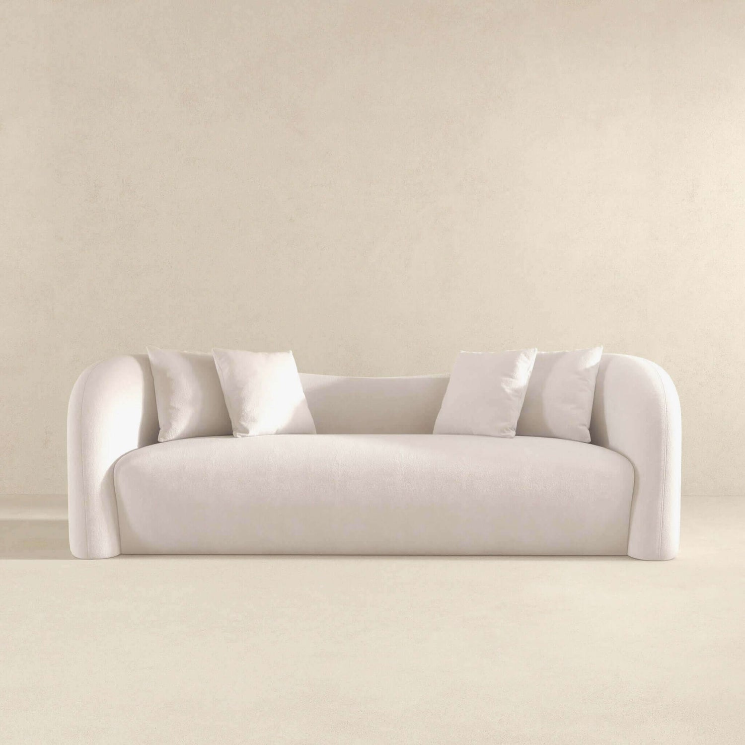 Mason - Mid Century Modern Luxury Tight Back Curvy Couch