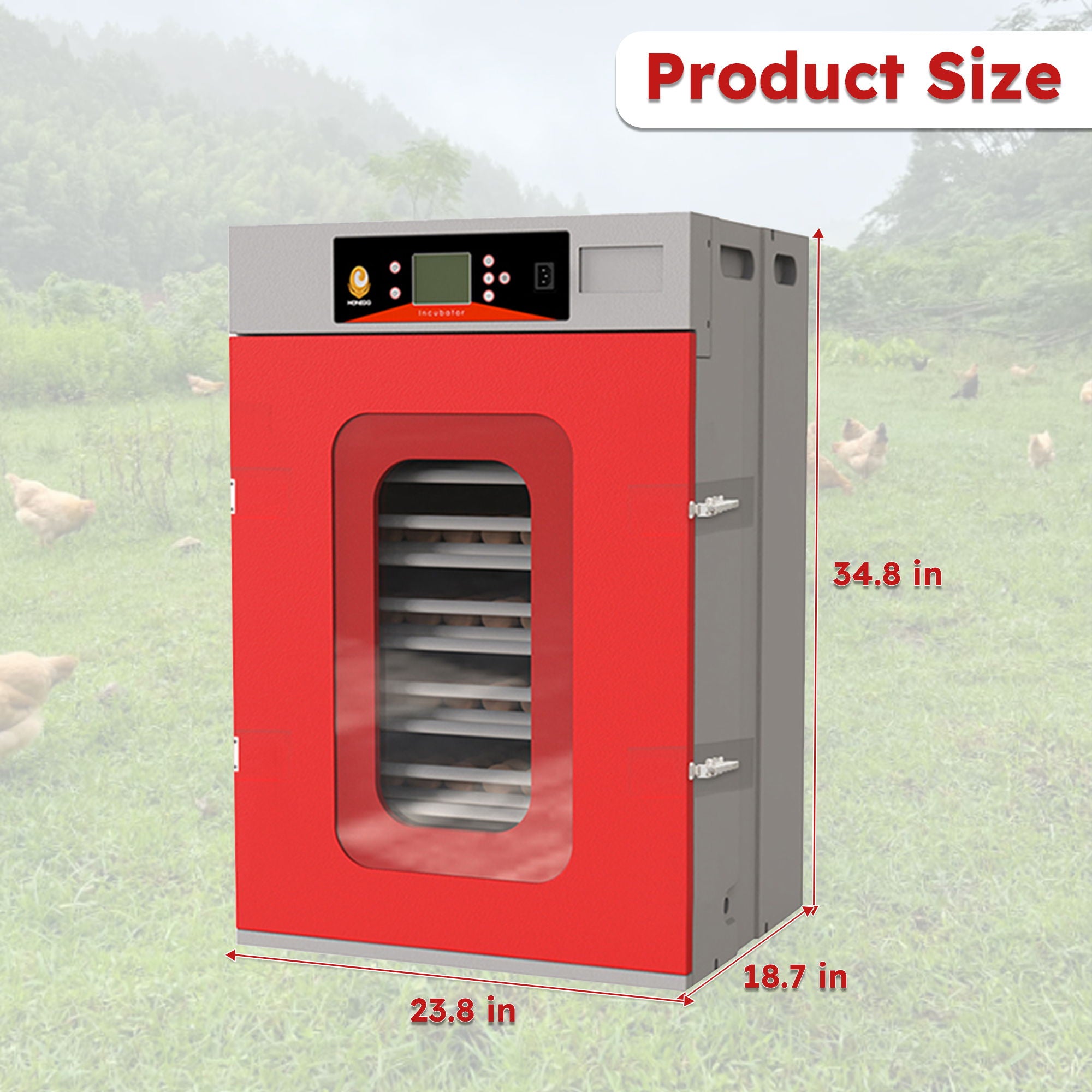 Commercial Egg Digital Cabinet Incubator With Auto Temperature &amp; Humidity Control