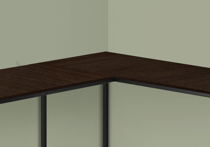 Computer Desk, Home Office, Corner, L Shape, Laptop, Marble Look Contemporary &amp; Modern