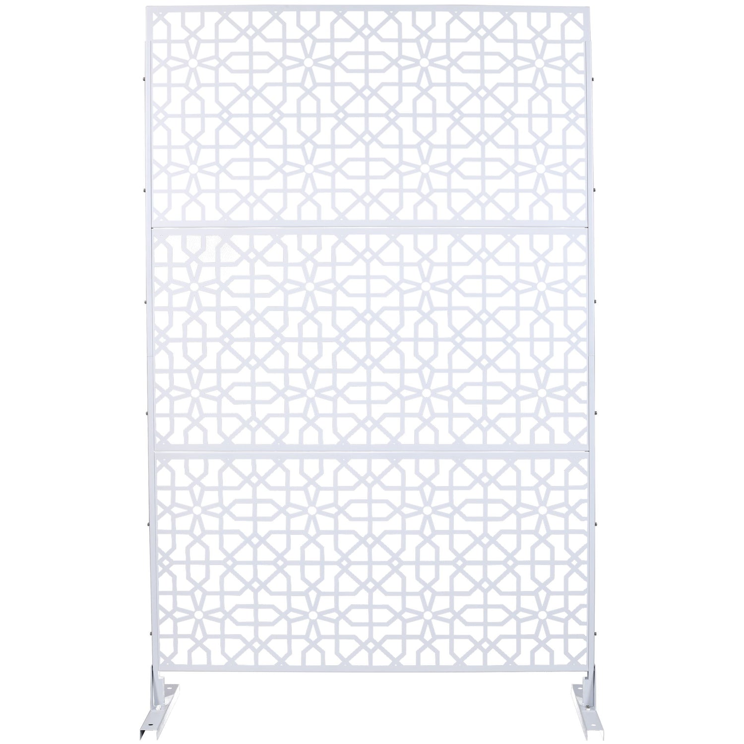 Outdoor &amp; Indoor Metal Freestanding Decorative Privacy Screen