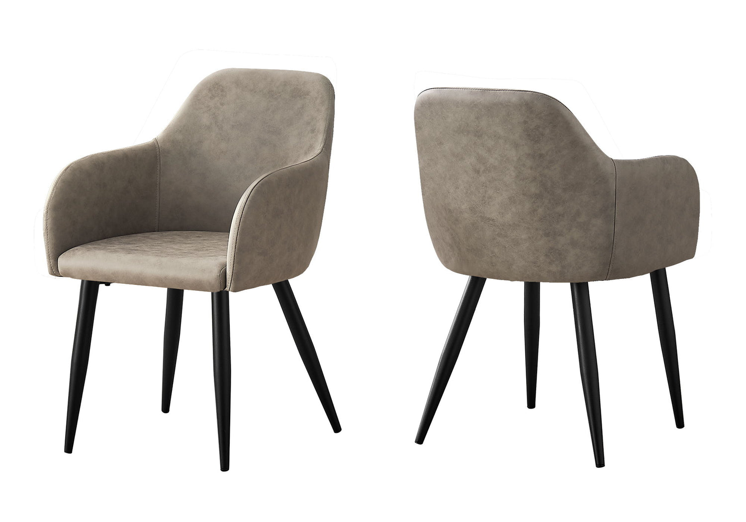 Dining Chair Side, Upholstered For Dining Room, Contemporary &amp; Modern (Set of 2)