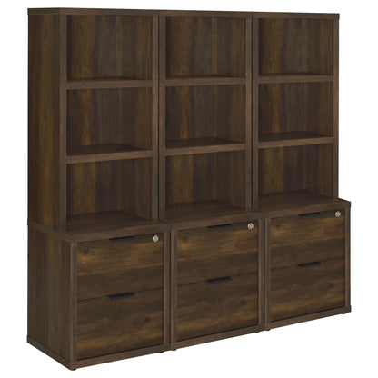 Geary - 3 Piece Wall Unit Bookcase Set With USB Storage