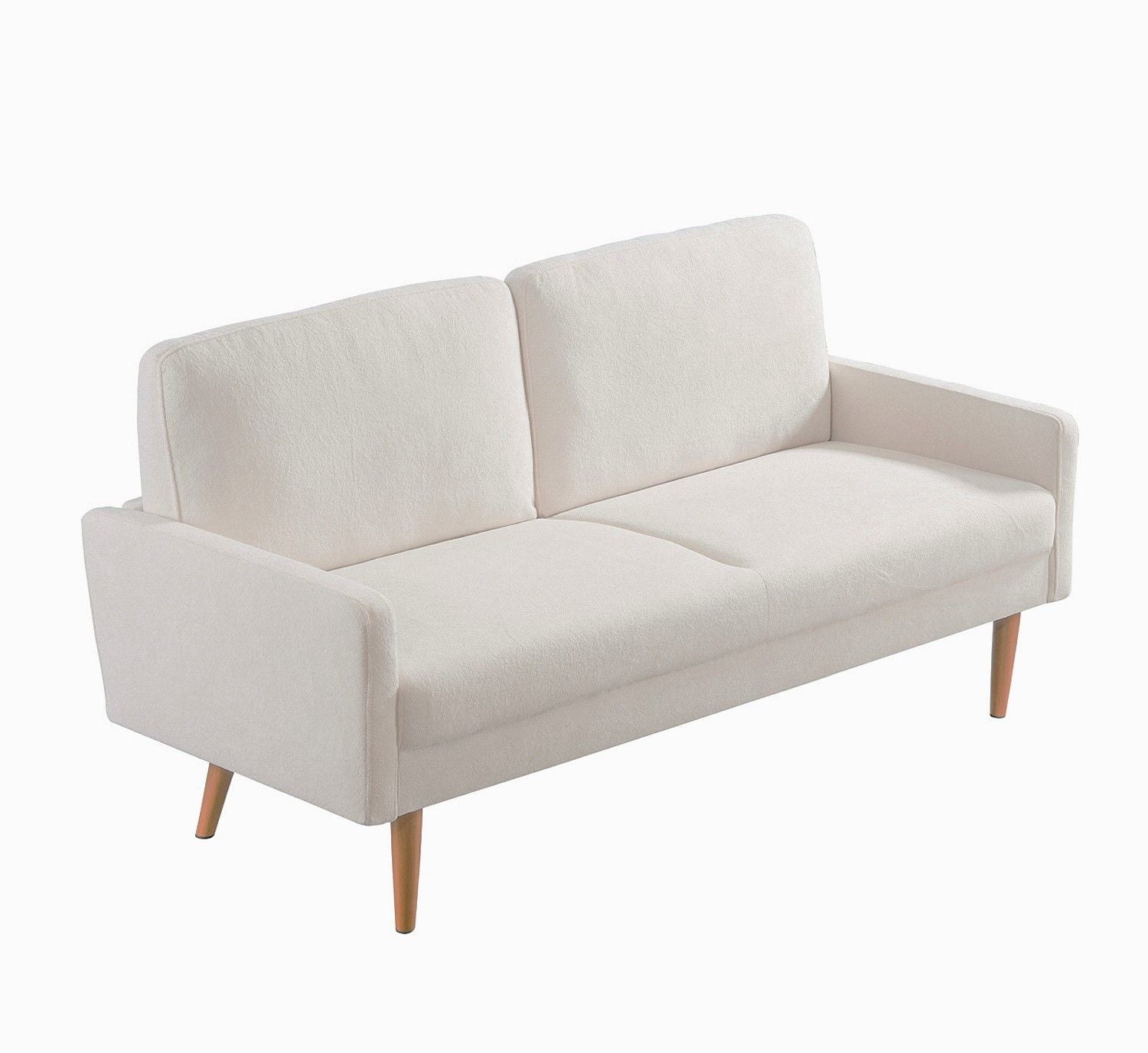 Loveseat Sofa, European Style With Sleek Design, Modern &amp; Vintage Flair, Upholstered 2 Seater Couch