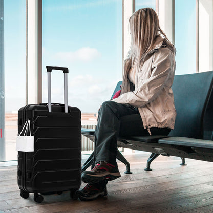 3 Pieces Set 20&quot; / 24&quot; / 28&quot; Spinner Wheel Luggage With Combination Lock
