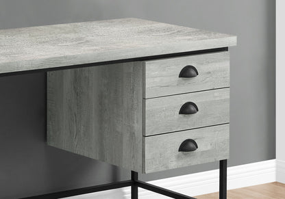 Computer Desk For Home Office, Laptop, 3 Storage Drawers, Contemporary &amp; Moder