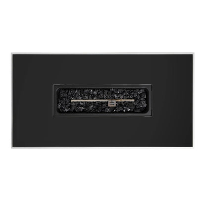 Outdoor 43&quot; Rectangular Fire Pit Table With Adjustable Flame Control - White