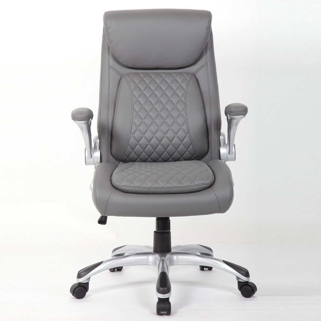 High Back Ergonomic Executive Office Chair, Adjustable Height And Lumbar Support For Home &amp; Office - Antique Gray