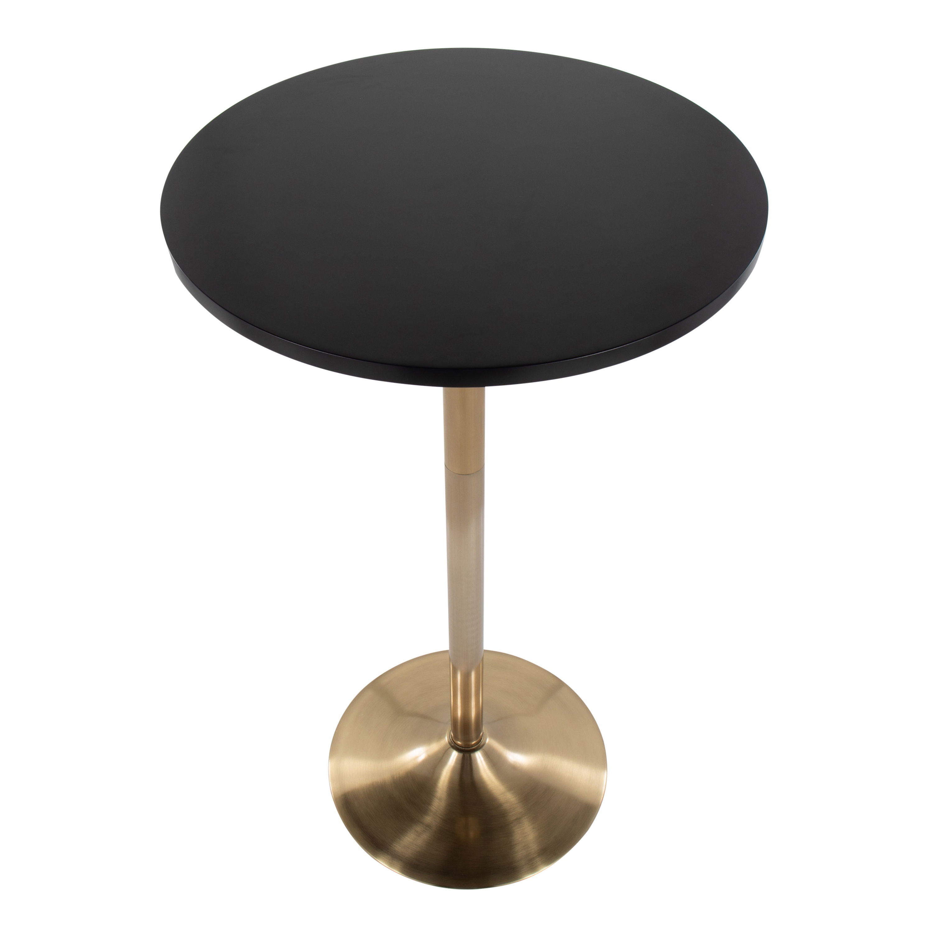 Pebble - Contemporary &amp; Glam Adjustable Dining / Bar Table