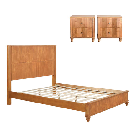 3 Piece Bedroom Set &amp; Bed And 2 Nightstands
